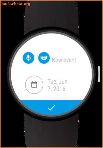 Calendar for Wear OS (Android Wear) screenshot