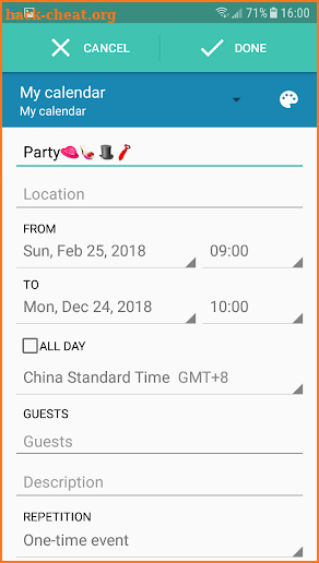 Calendar -Google Calendar 2018, Reminder, ToDos screenshot