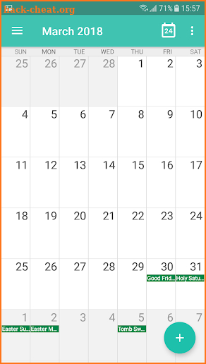 Calendar -Google Calendar 2018, Reminder, ToDos screenshot