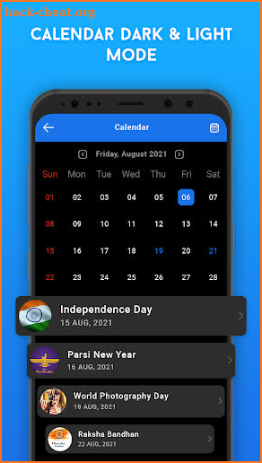 Calendar - Holiday and Notes screenshot