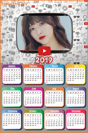 Calendar Photo Editor 2019 screenshot