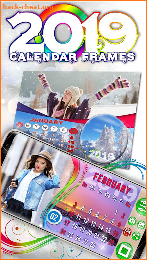 Calendar Photo Frame 2019 📅 Make Picture Frames screenshot