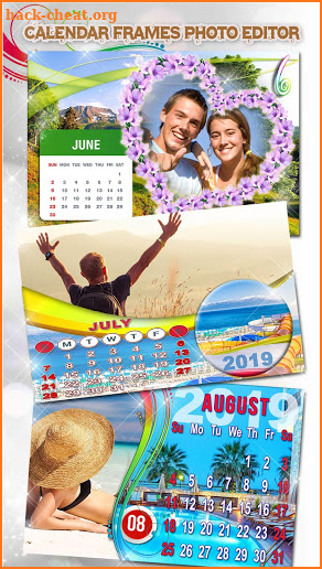 Calendar Photo Frame 2019 📅 Make Picture Frames screenshot