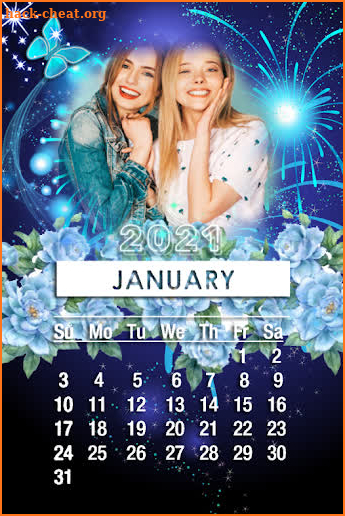 Calendar Photo Frames 2021 screenshot