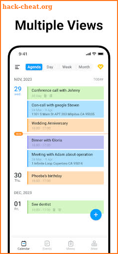Calendar Planner - Agenda App screenshot