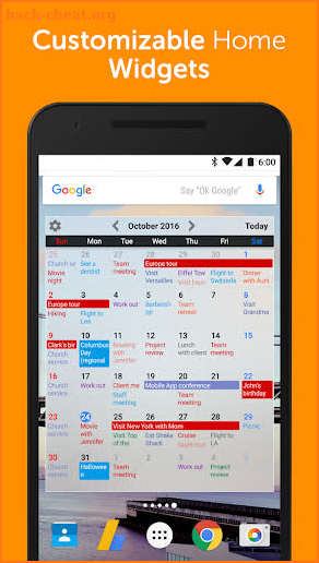 Calendar+ Schedule Planner App screenshot