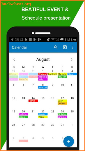 Calendar Scheduler Agenda Planer screenshot