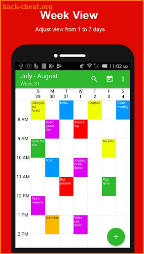 Calendar Scheduler Agenda Planer screenshot