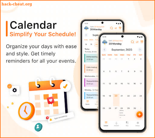 Calendar: Simple Event Planner screenshot