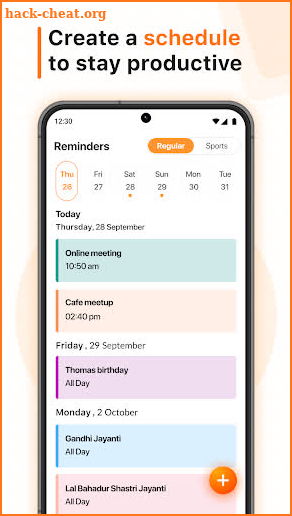 Calendar: Simple Event Planner screenshot