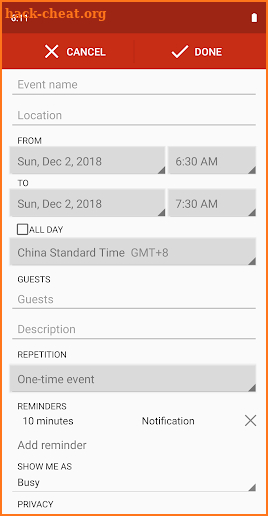 Calendar : sync with Google Calendar Agenda & ToDo screenshot