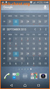 Calendar Widget KEY screenshot