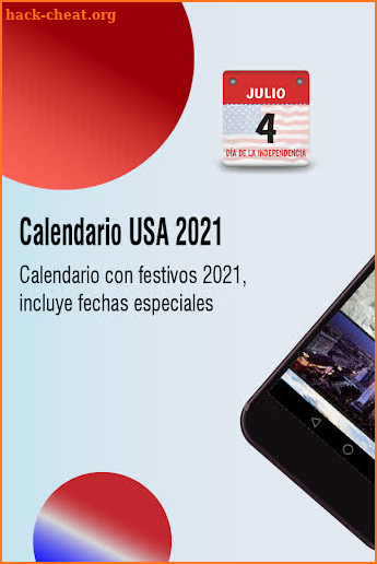 calendario usa 2021, calendario con festivos 2021 screenshot