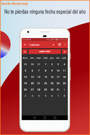 calendario usa 2021, calendario con festivos 2021 screenshot