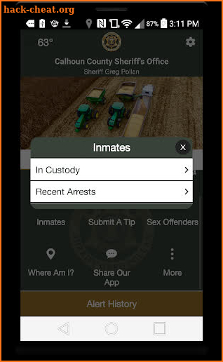 Calhoun County MS Sheriff’s Office screenshot