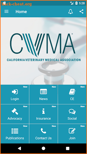 Calif Veterinary Medical Assn screenshot