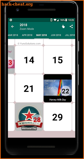 California Calendar 2018 - 2019 screenshot