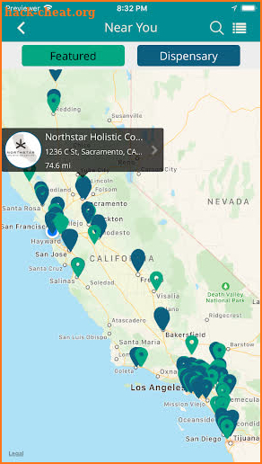 California Cannabis Finder screenshot