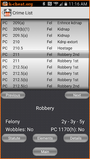 California Crime Finder Pro screenshot