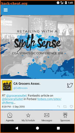 California Grocers Association screenshot