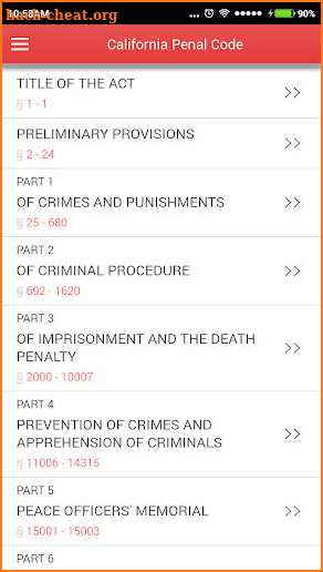 California Penal Code screenshot