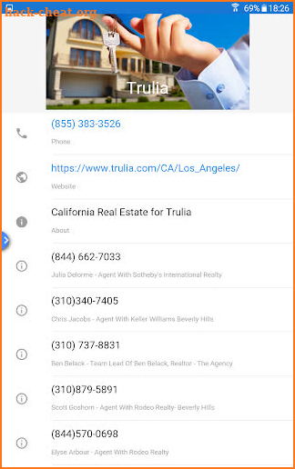 California Real Estate for Trulia screenshot