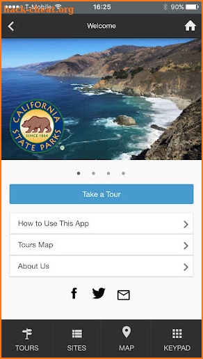 California State Parks Tours screenshot