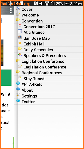 California State PTA Events screenshot