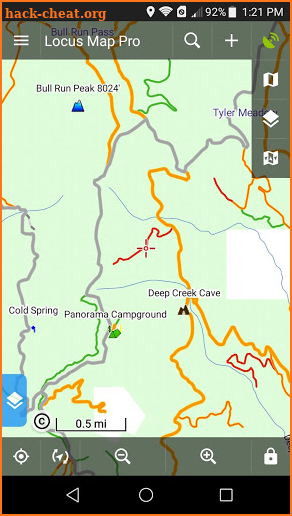 California Trail Map screenshot