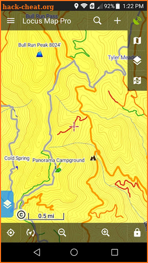 California Trail Map screenshot