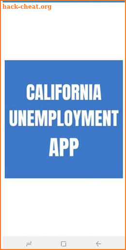 California Unemployment App screenshot