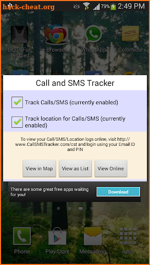 Call & Message Tracker -Remote screenshot