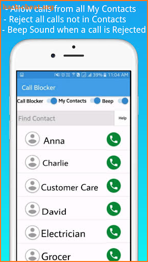 Call Blocker - Available for known Block Unknowns. screenshot