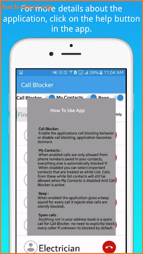 Call Blocker - Available for known Block Unknowns. screenshot