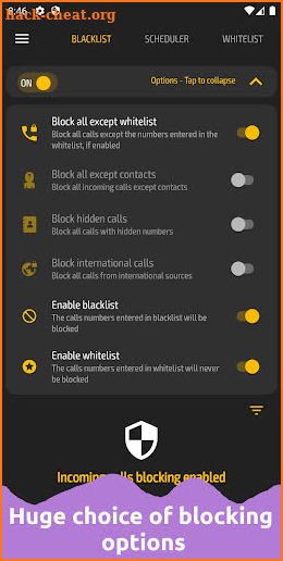 Call Blocker - block incoming and outgoing calls screenshot