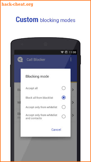 Call Blocker Free - Blacklist and Whitelist screenshot
