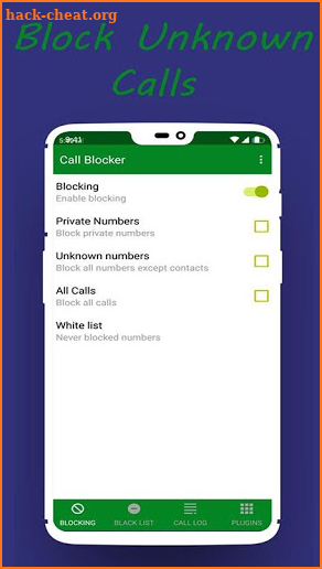 Call Blocker - Unknown Call Blocker | Blocklist screenshot