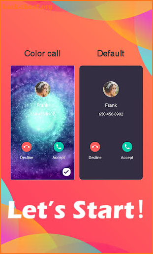 Call Color - call screen & caller flash screenshot
