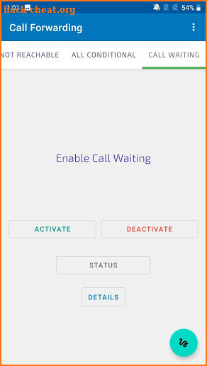 Call Forwarding screenshot