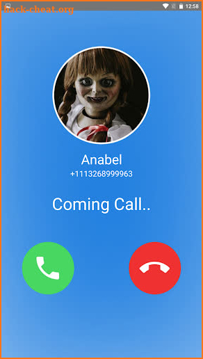 Call from Anabel screenshot