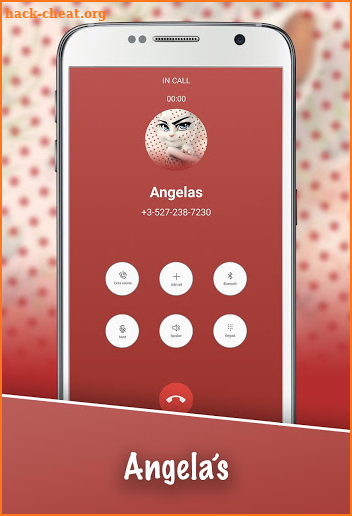 Call from Angela’s 📱 Chat + Call 'Simulation screenshot