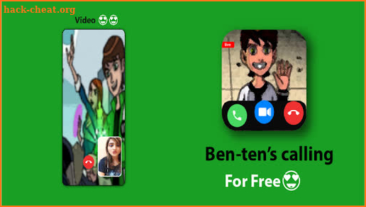 Call From Ben-ten  📱 Video Call + Chat Simulator screenshot