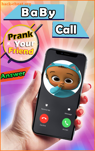 Call From BS baby 😂  - toddler fake call joke 😂 screenshot