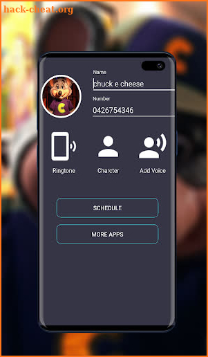 Call from chuck e cheese screenshot