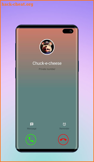 Call from Chuck e Cheese's screenshot