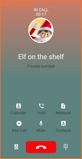 call from Elf on the shelf screenshot