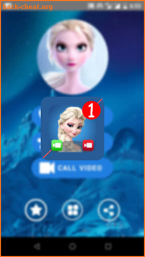 Call from Elssa 📱 Chat & video call (Simulation) screenshot