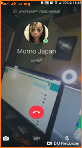 call from moMo and challenge screenshot
