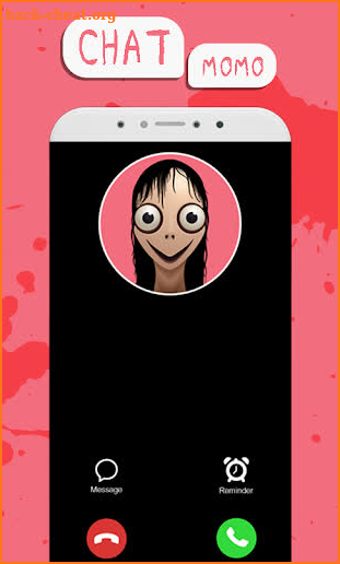 Call from MoMo creepy vid and Fake chat Simulation screenshot