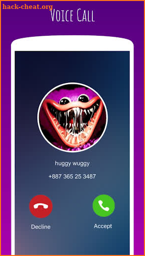 Call from Poppy playtime Huggy screenshot